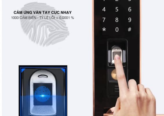 khóa thông minh Nha Trang vân tay